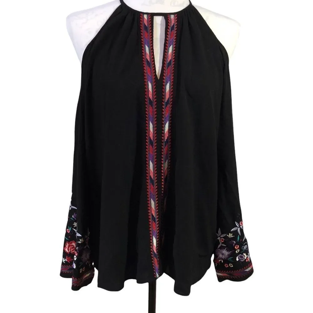 Parker Adelise Embroidered Cold Shoulder Top - Picture 2 of 16